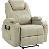 Sessel Hepler mit Massagefunktion (Grundmaterial Kunstleder, Farbe braun)