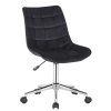 Bürostuhl Medford Samt (Farbe blau)