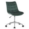 Bürostuhl Medford Samt (Farbe blau)