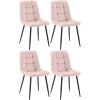 Sada 4 jídelních židlí Tilde