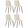 Sada 4 jídelních židlí Tilde