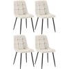 Sada 4 jídelních židlí Tilde