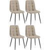Sada 4 jídelních židlí Tilde