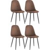 Sada 4 jídelních židlí Napier