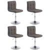 4er Set Lounger Palma Stoff (Farbe grau)