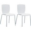 2er Set Stühle Mio (Farbe weiß)