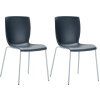 2er Set Stühle Mio (Farbe weiß)