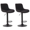 Sada 2 barových židlí Lentini látka