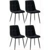 4er Set Esszimmerstühle Antibes (Farbe grau)