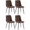 4er Set Esszimmerstühle Antibes (Farbe grau)