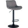 Barhocker Minosa (Farbe dunkelgrau, Grundmaterial Samt)