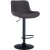 Barhocker Minosa (Farbe dunkelgrau, Grundmaterial Samt)