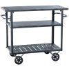 Servierwagen Spring (Farbe antik silber)