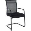 Besucherstuhl Denny Stoff (Farbe schwarz)