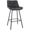 Barhocker Weston (Farbe grau, Grundmaterial Kunstleder)