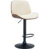 Barhocker Nova Kunstleder (Farbe walnuss/creme)