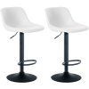 2er Set Barhocker Loft (Farbe schwarz, Grundmaterial Samt)