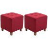 2er Set Sitzhocker Pharao (Farbe dunkelgrau)