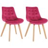 Sada 2 židlí Brook velvet