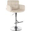 Barhocker Los Angeles Samt (Farbe schwarz, Gestell Farbe schwarz)