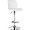 Barhocker Gilbert (Farbe weiß, Grundmaterial Kunststoff)