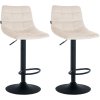 Sada 2 barových židlí Jerry velvet
