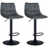 Sada 2 barových židlí Jerry velvet