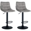 Sada 2 barových židlí Jerry velvet