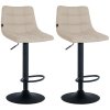Sada 2 barových židlí Jerry fabric