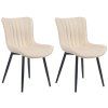2er Set Stühle Largo (Farbe creme, Grundmaterial Kunstleder)