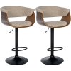 Sada 2 barových židlí Vestal