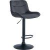 Barhocker Vonore Samt (Farbe creme, Gestell Farbe chrom)