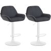 Sada 2 barových židlí Braga velvet
