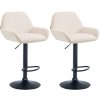 Sada 2 barových židlí Braga velvet