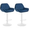 Sada 2 barových židlí Braga velvet