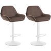 Sada 2 barových židlí Braga velvet