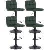4er Set Barhocker Feni Samt (Farbe blau)