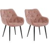 Sada 2 židlí Tanna velvet
