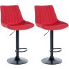 Sada 2 látkových barových židlí Toni