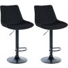 Sada 2 látkových barových židlí Toni