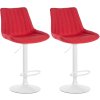 Sada 2 látkových barových židlí Toni