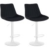 Sada 2 látkových barových židlí Toni