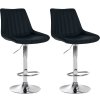 Sada 2 barových židlí z umělé kůže Toni