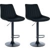 Sada 2 barových židlí z umělé kůže Toni