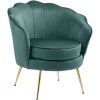 Stuhl Rosita Samt (Farbe blau)