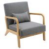 Sessel Hibbing Stoff (Farbe schwarz)