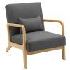 Sessel Hibbing Stoff (Farbe schwarz)