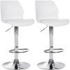 2er Set Barhocker Gilbert (Farbe weiß, Grundmaterial Kunststoff)