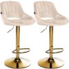 Sada 2 barových židlí Milet velvet