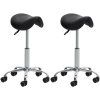 2er Set Arbeitshocker Reno Kunstleder (Farbe grau)
